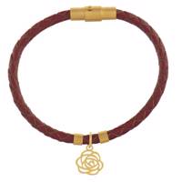 دستبند طلا 18 عیار رزا مدل BW46 - Rosa BW46 Gold Bracelet