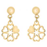 گوشواره طلا 18 عیار رزا مدل EG100 Rosa EG100 Gold Earring