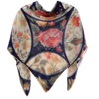 روسری نخی دست دوز روژند کد 23_tp-3300