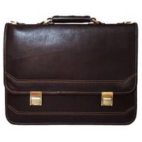 کیف اداری چرم طبیعی صنایع چرم شهرزاد کد SKE 130-2 Natural Leather Briefcase Shahrzad Leather model SKE 130-2