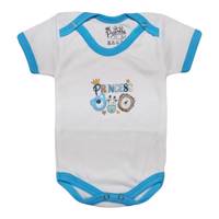 لباس زیر دکمه دار آستین کوتاه نوزادی برند پرنسس مدل BLUE-07 BABY DRESS SH SLEEVES PRINCESS BRAND BLUE