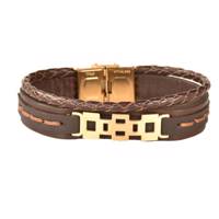 دستبند چرمی کهن چرم مدل BR158-7 Kohan Charm BR158-7 Leather Bracelet