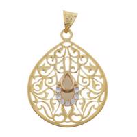 آویز گردنبند طلا 18 عیار رزا مدل N174 Rosa N174 Gold Necklace Pendant Plaque