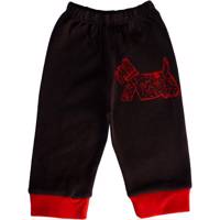 شلوار نوزادی آدمک مدل Dog Black - Adamak Dog Black Baby Pants