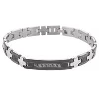 دستبند زنجیری پلاک‌دار جی دبلیو ال مدل B15099 JWL B15099 Bracelets