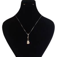 گردنبند گیتار نقره جیکس ویمن مدل NSV030 Jix Women NSV030 Silver Necklace