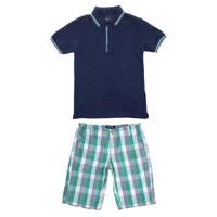 ست پلوشرت و شلوارک پسرانه مایورال مدل MA 3204039 Mayoral MA 3204039 Polo Shirt And Shorts For Boys