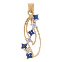 آویز گردنبند طلا 18 عیار رزا مدل N169 Rosa N169 Gold Necklace Pendant Plaque