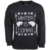 پلیور مشکی مردانه سون پی ام مدل Winter Is Coming - Seven Pm Winter Is Coming Pullover For Men