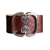 دستبند چرم طبیعی دانوب مدل بوف کد-Br-L-0080 Boof-Br-L-0080 Danube Leather Bracelet