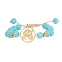 دستبند نوژین مدل دی فیروزه ای Nojin Dey Light Blue Bracelet