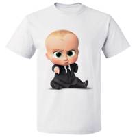 تی شرت آستین کوتاه مارس طرح the boss baby کد 3886