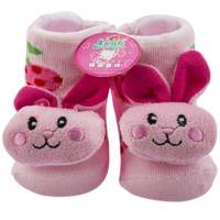 جوراب عروسکی بور بیر طرح خرگوش صورتی Baoer Beier Pink Rabbit Socks