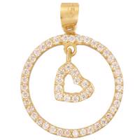 آویز گردنبند طلا 18 عیار رزا مدل N001 Rosa N001 Gold Necklace Pendant Plaque