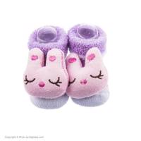 پاپوش عروسکی بیبی ساکس طرح خرگوش Baby Socks Rabbit Puppet Footwear