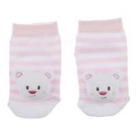 جوراب نوزادی Minidamla مدل Pink Bear Minidamla Pink Bear Socks