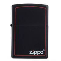 فندک زیپو مدل Black and Red کد 218ZB Zippo Black and Red 218ZB Lighter