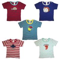 تیشرت آستین کوتاه کارترز مدل 601-12-1بسته 5عددی 9تا12ماه carters 601-1tshirt 5pack