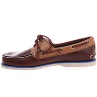 کفش راحتی مردانه تیمبرلند مدل Classic 2 Eye Dark Brown Tan Timberland Classic 2 Eye Dark Brown Tan Casual Shoes For Men