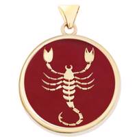 آویز گردنبند طلا 18 عیار مرجان مدل 0110 - Marjan 0110 Gold Necklace Pendant Plaque