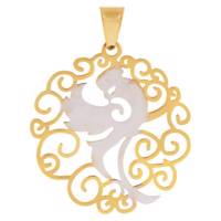 آویز گردنبند طلا 18 عیار ماهک مدل MM0739 Maahak MM0739 Gold Necklace Pendant Plaque