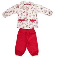 ست لباس دخترانه آدمک مدل 2627001 Adamak 2627001 Baby Girl Clothing Set