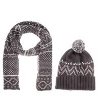 ست کلاه و شال مردانه فونم مدل 3552 Fonem 3552 Hat And Scarf Set For Men