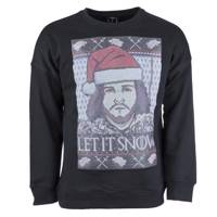 پولیور مشکی مردانه سون پی ام مدل Let It Snow Christmas Seven Pm Let It Snow Christmas Sweater For Men