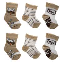 جوراب کودک بیبیدو مدل Bear بسته 3 عددی Babydo Bear Baby Socks Pack Of 3