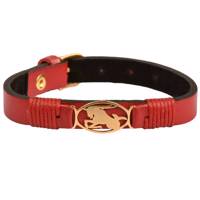 دستبند چرمی کهن چرم طرح تولد دی مدل BR46-2 Kohan Charm dey BR46-2 Leather Bracelet