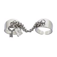 انگشتر کالیکس مدل Double Rings Silver