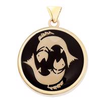 آویز گردنبند طلا 18 عیار مرجان مدل 0124 Marjan 0124 Gold Necklace Pendant Plaque