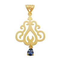 آویز گردنبند طلا 18 عیار شانا مدل N-SG77 Shana N-SG77 Gold Necklace Pendant Plaque