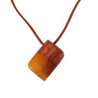 گردنبند چوب و رزین اکسار کد 141 necklace wood and resins code 141