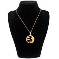 گردنبند آی جواهر طرح ماه و ستاره کد 11416G