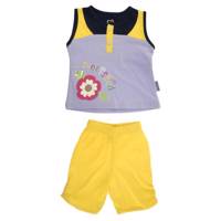 ست لباس دخترانه آدمک مدل 2319001V Adamak 2319001V Baby Girl Clothing Set