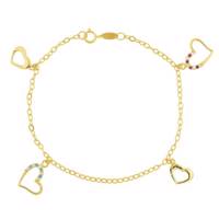 دستبند طلا 18 عیار ماهک مدل MB0230 Maahak MB0230 Gold Bracelet