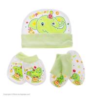 ست کلاه دستکش و پاپوش نوزادی کروکید طرح فیل Kerokid Elephant Hat Gloves and Socks