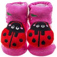 جوراب عروسکی بور بیر طرح کفشدوزک Baoer Beier Ladybird Socks