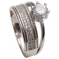 انگشتر نقره شهر جواهر مدل SJ-SR062 Shahrejavaher SJ-SR062 Silver Ring