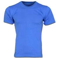 تیشرت یقه گرد مردانه آبی مدل Nili02