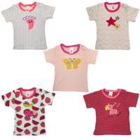 تیشرت بچگانه کارترز مدل 602-9-1 بسته 5 عددی 6تا9ماه carters 602-9 tshirt