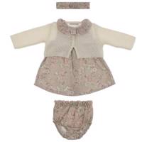 ست لباس دخترانه فیورلا مدل Fio1131 Fiorella Fio1131 Baby Girl Clothing Set