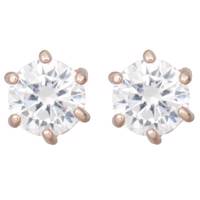 گوشواره میخی رزگلد الیور وبر مدل 22363RG Oliver Weber Brilli Rose Gold 22363RG Earring