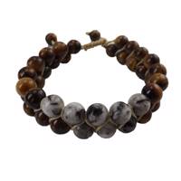 دستبند چشم ببر و جاسپر جواهرات پرشیا مدل آیسل