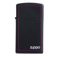 فندک زیپو مدل ZB SLM Black/Z-BRDR - Zippo SLM Black/Z-BRDR Lighter