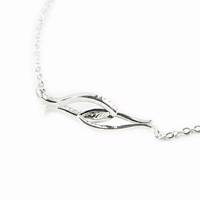 گردنبند نقره دو ماهی جیکس ویمن مدل NSV010 Jix Women NSV010 Silver Necklace