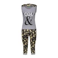 تاپ و شلوارک دخترانه زول مدل 13 Zool 13 Top and Shorts For Girls