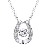 گردنبند نقره شهر جواهر مدل SJ-N041 سنگ رقصنده Shahrejavaher SJ-N041 Dancing Stone Silver Necklace