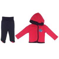 ست لباس دخترانه کارترز مدل 1440 طرح دولفین قرمز carters 1440 red dolphin